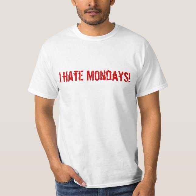 CAMISETA ODIO LUNES (Anverso)