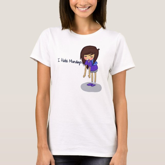 Camiseta Odio lunes (Anverso)