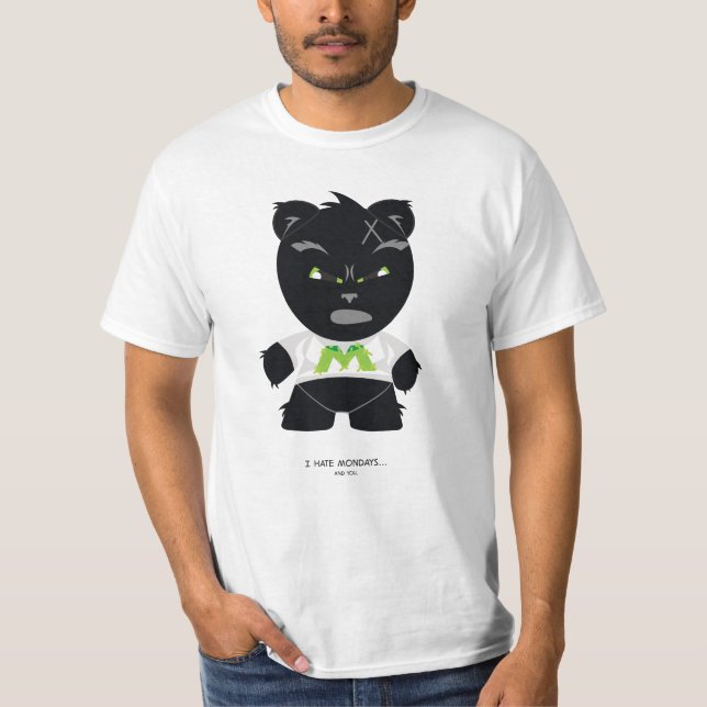 Camiseta ¡Odio lunes y le! (Anverso)
