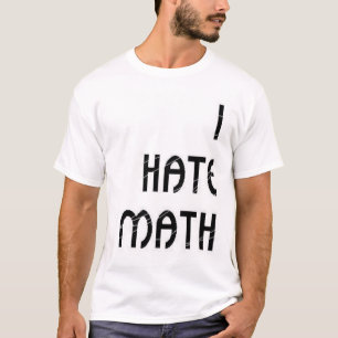 Camiseta Odio matemáticas