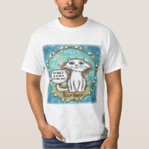 Camiseta Odio Mi Trabajo Scraggles Gato