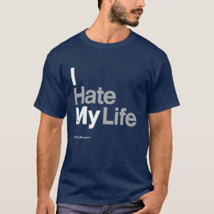 Camiseta Odio mi vida ~ por HateCLUBapparb