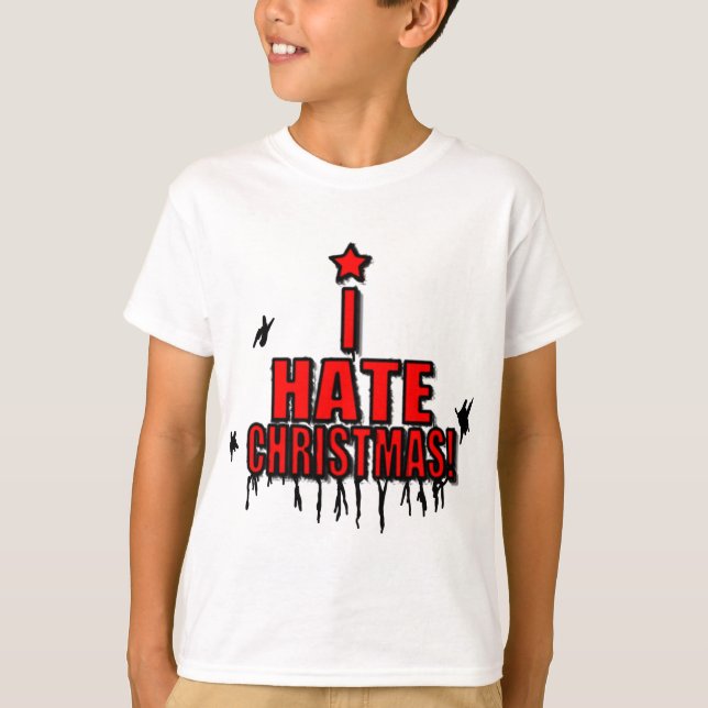Camiseta Odio navidad (Anverso)