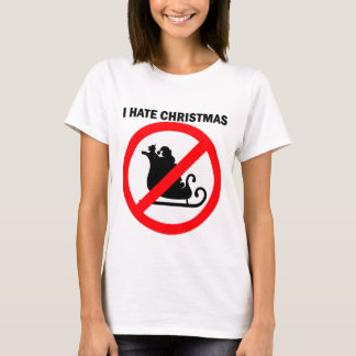 Camiseta Odio navidad