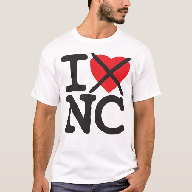 Camiseta Odio NC - Carolina del Norte (Anverso)