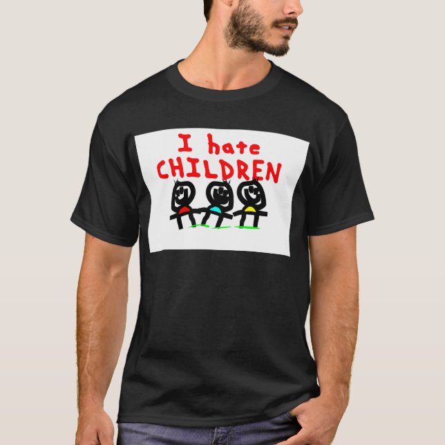 Camiseta ¡Odio niños! (Anverso)