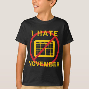 Camiseta Odio noviembre
