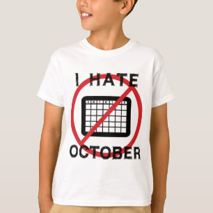 Camiseta Odio octubre