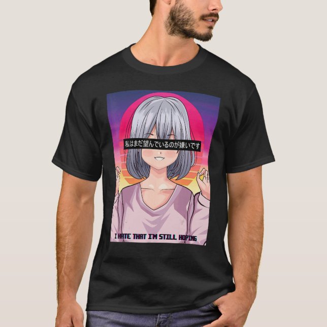 Camiseta Odio Que Sigo Esperando Estética (Anverso)