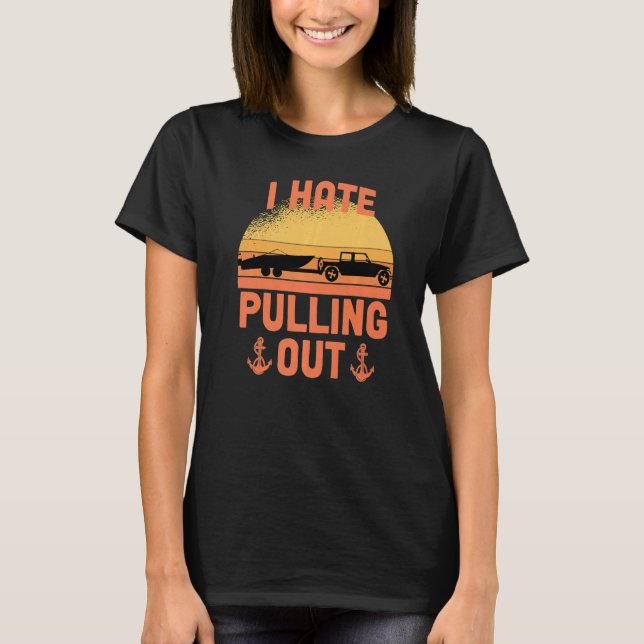 Camiseta Odio Sacar A Capitán Bote Retro (Anverso)