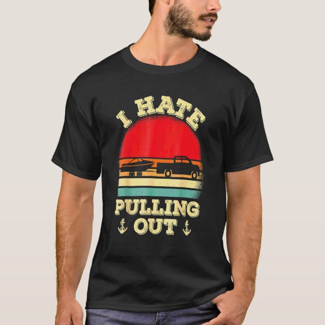 Camiseta Odio Sacar Barco De Barcos Retro Capitán 13 (Anverso)