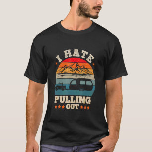 Camiseta Odio Sacar Camping Trailer Retro Viajes 1