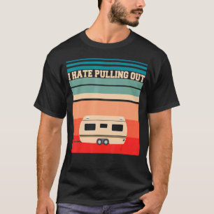 Camiseta Odio Sacar Camping Trailer Viajes Retro