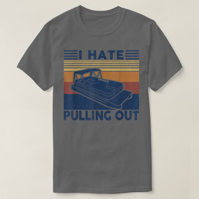 Camiseta Odio sacar del capitán del barco Retro para (Diseño del anverso)