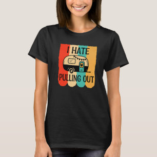 Camiseta Odio Sacar El Camping Del Humor De Camper Retro Vi