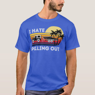 Camiseta Odio sacar el remolque de botes retro vintage B