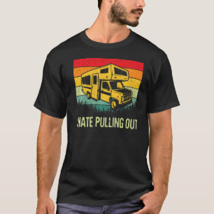 Camiseta Odio Sacar Rv Camping Funny 5Wheel Camp