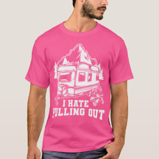 Camiseta Odio Sacar Viajes Graciosos - Camping Rv