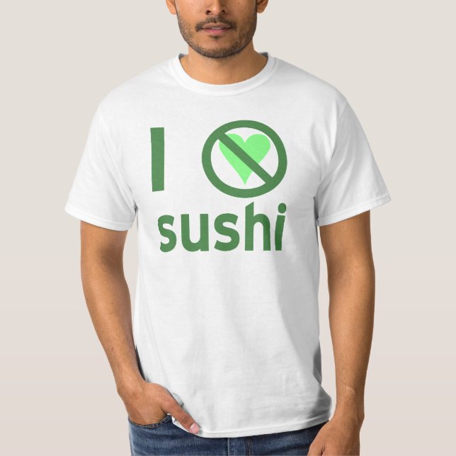 Camiseta Odio Sushi Sin Amor (Anverso)