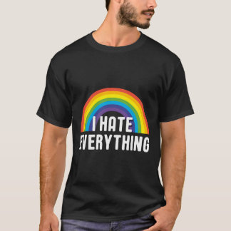 Camiseta Odio todo lo irónico del arcoiris diciendo Phra