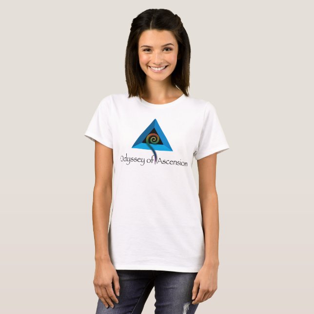 Camiseta Odisea de la Ascensión - T femenina - Blanco (Anverso completo)