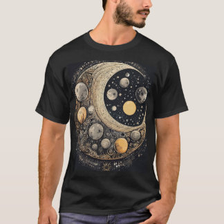 Camiseta Odisea de la Luna: Resumen del arte lunar