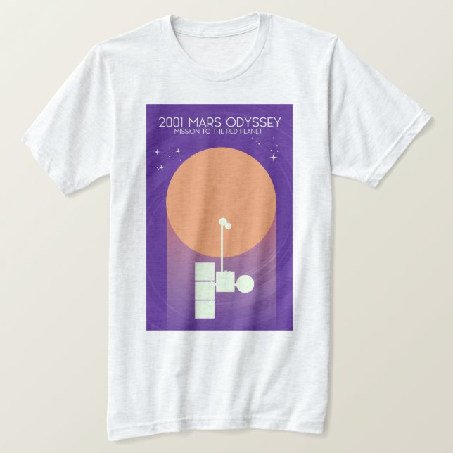 Camiseta odisea de marte 2001 (Anverso del diseño)
