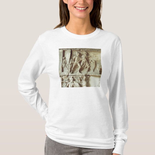 Camiseta Odiseo que descubre a los pretendientes de su (Anverso)