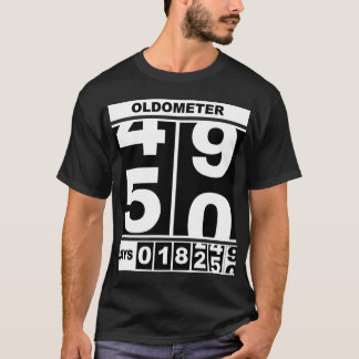 Camiseta Odómetro Cumpleaños Divertido 50 Aniversario Odóme