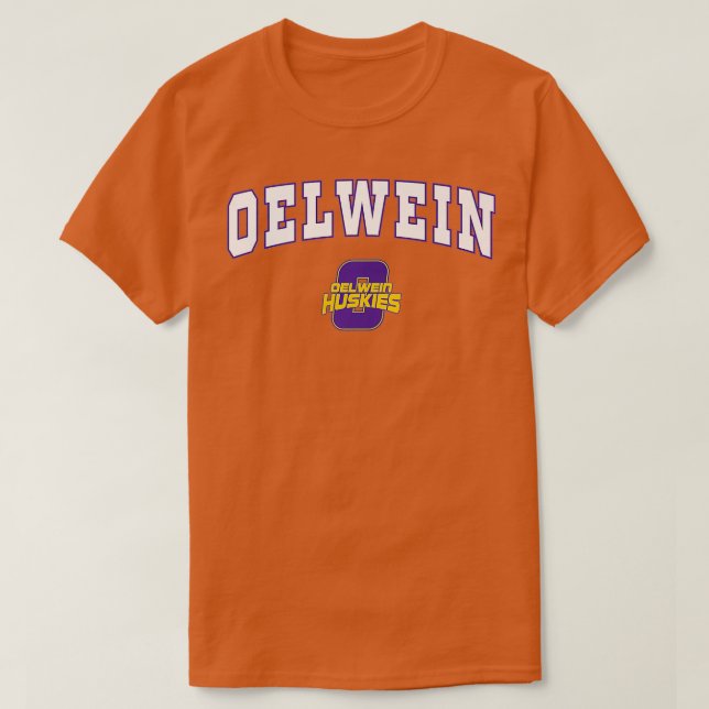 Camiseta Oelwein High School Huskies Premium (Diseño del anverso)