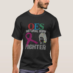 Camiseta OES Cáncer de Mama A con Punto de Fiebre Nacido Na