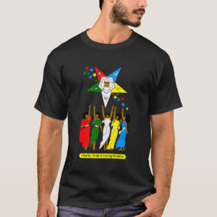Camiseta Oes Charity Truth Y Love Kindness Star Oes Mot