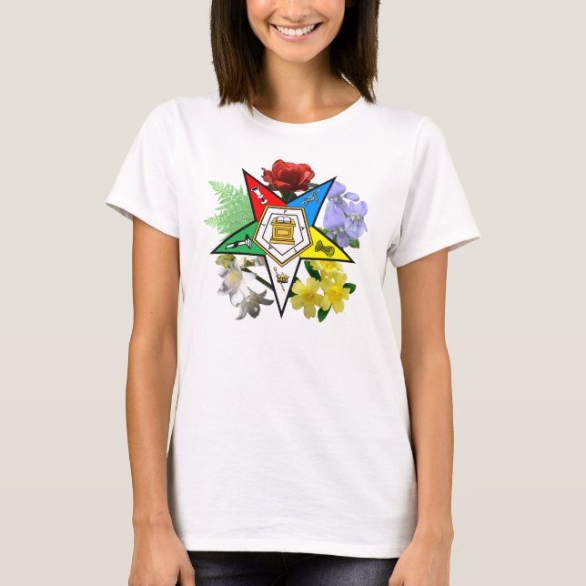 Camiseta OES floral Emblem Spaghetti Tank (Anverso)