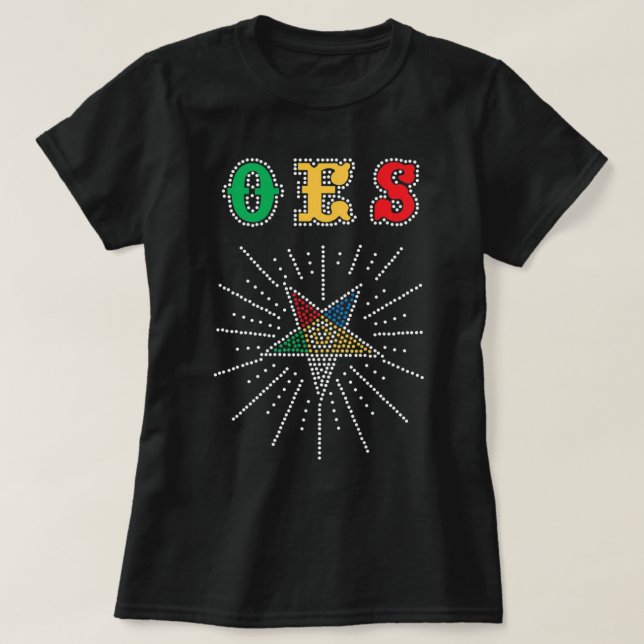 Camiseta OES Star Shining Order of the Eastern Star Parents (Diseño del anverso)