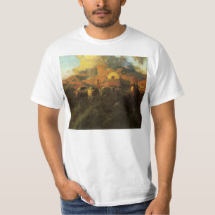 Camiseta Oeste Americano Antiguo, Sendero Overland por John