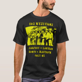 Camiseta oeste americano de los 50