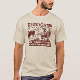 Camiseta Oeste de centro del desierto de la ruta 66 del