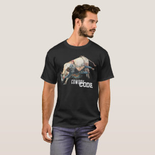 Camiseta Oeste de Cowboy Rodeo Bull