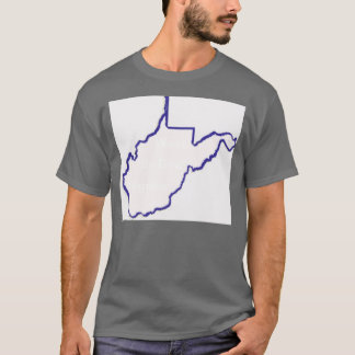 Camiseta oeste de dios 2, del oeste, Virginia,   "por dios