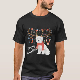 Camiseta Oeste De Perro Del Terrier Blanco De La Región Aut