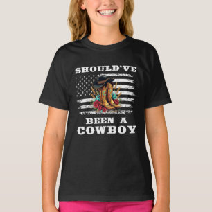 Camiseta Oeste De Vaqueros EEUU Bandera Que Debería Haber S