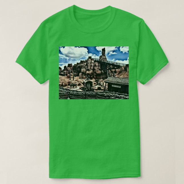 Camiseta Oeste dramático (Diseño del anverso)