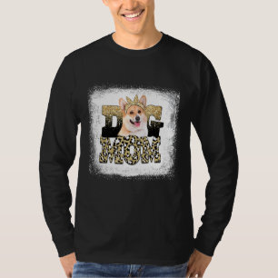 Camiseta Oeste leopardo pembroke Welsh Corgi Mamá de mamá