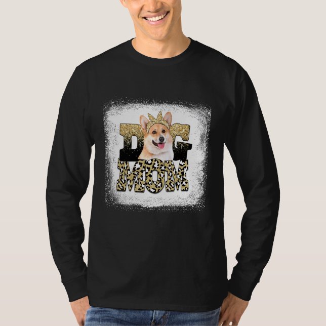 Camiseta Oeste leopardo pembroke Welsh Corgi Mamá de mamá (Anverso)