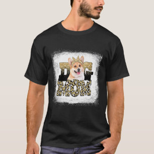 Camiseta Oeste leopardo pembroke Welsh Corgi Mamá de mamá