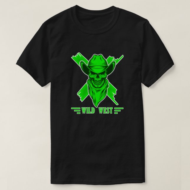 Camiseta Oeste salvaje (Diseño del anverso)
