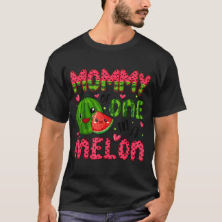 Camiseta Of A Mommy Melon 1st Birthday Watermelon
