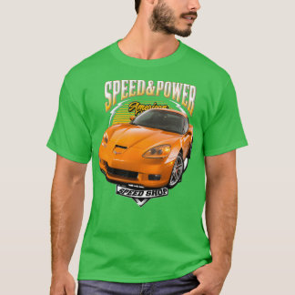 Camiseta of American Muscle Car Speed And Power