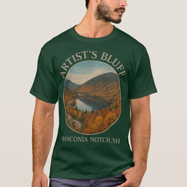 Camiseta of Artists Bluff Franconia Notch Fall Foliage New  (Anverso)