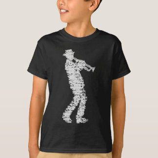 Camiseta of de notes trumpet made player